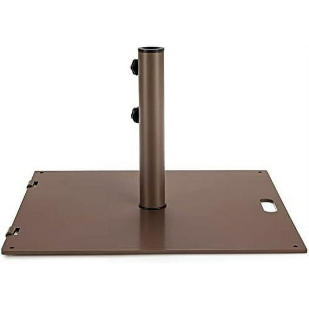 Patio Umbrella Base, 50 Lbs Steel Heavy Duty Umbrella Stand With Wheels