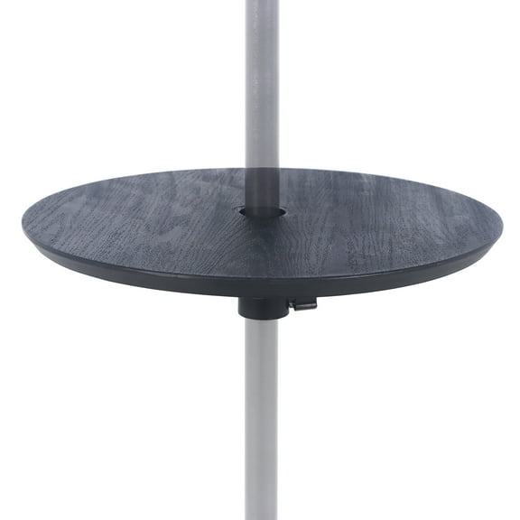 Kool Outdoor Patio Adjustable Umbrella Table Used with Paito Umbrella and Base in Black