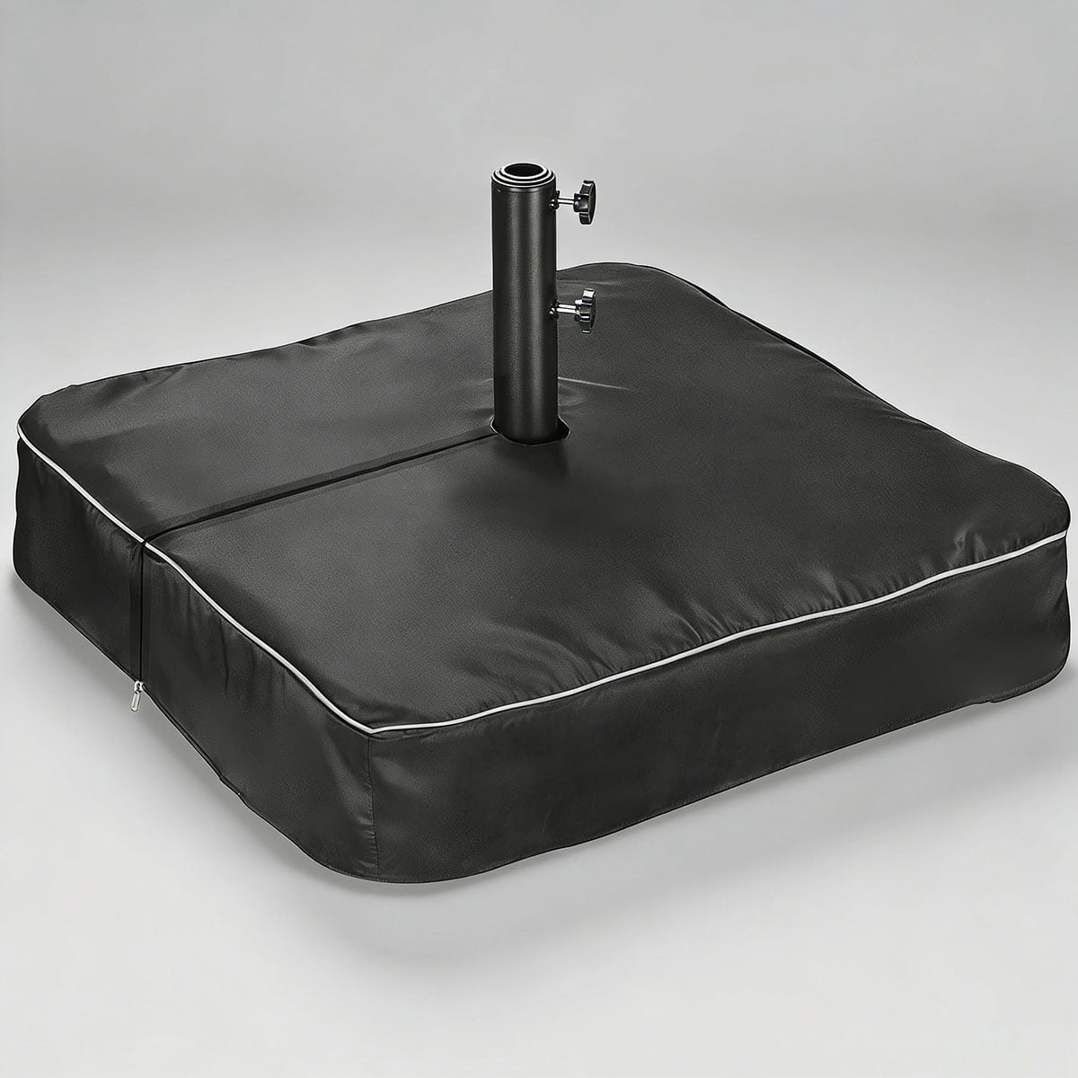 Patio Umbrella Base Cover, Heavy Duty Waterproof Anti-UV Outdoor Square Umbrella Stand Cover, Black