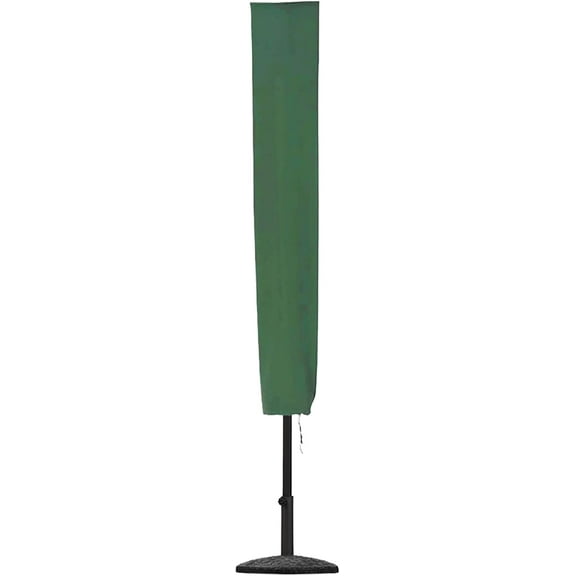 Patio Umbrella Cover Oxford Cloth:Outdoor Umbrella Cover with Zipper,Durable Umbrella Replacement Covers,Protective Waterproof Cover for 6.2ft to 8.2ft Parasol Umbrella (Green-60.2*11.8in)