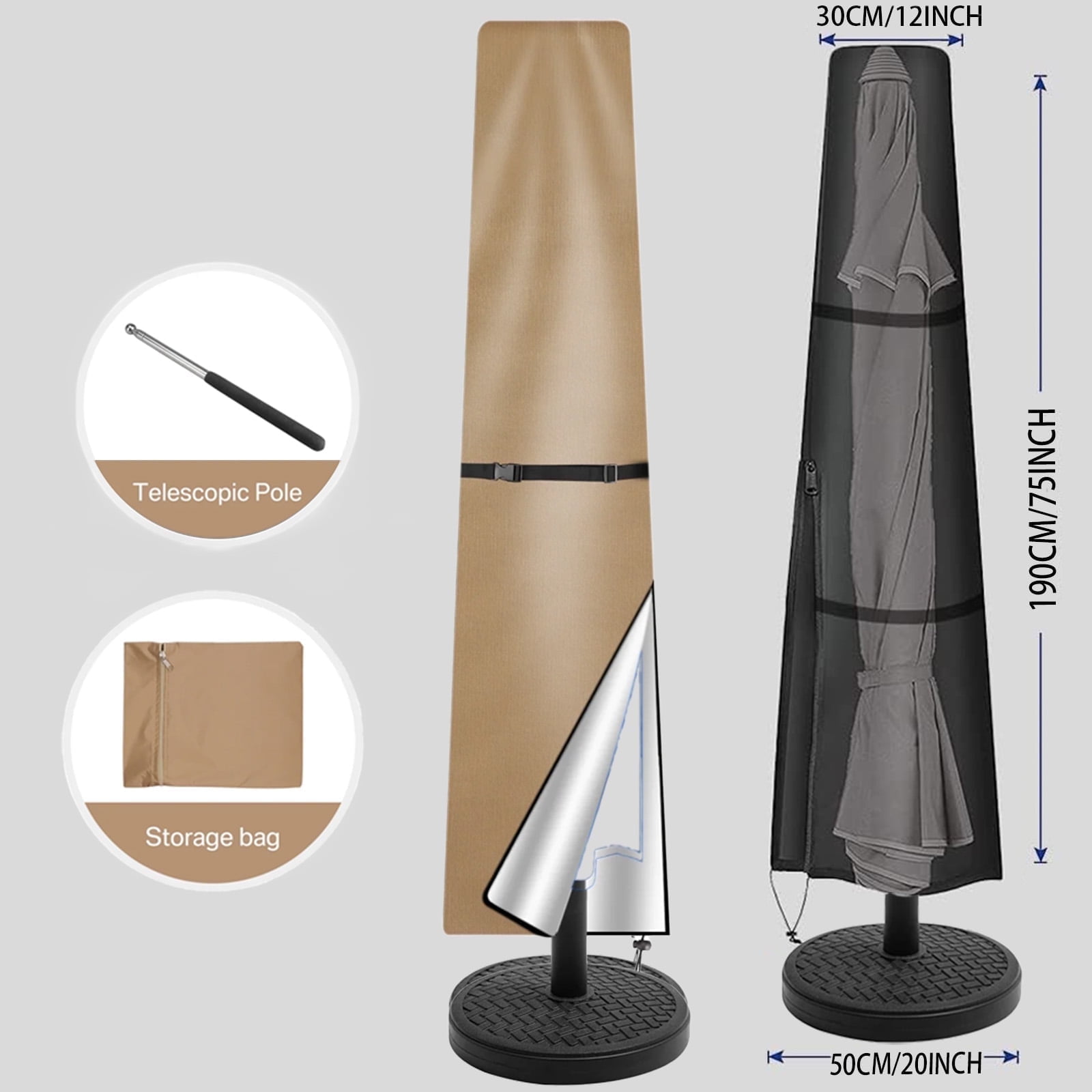 Covermates Built-in Grill Cover - Heavy-Duty Polyester