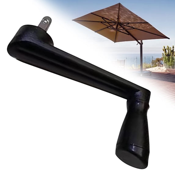 Patio Umbrella Crank Handle Replacement | Durable Plastic Outdoor Parasol Accessory | Universal Fit for Balcony, Terrace, Beach | Rust-Proof, Easy Install, 75.5g