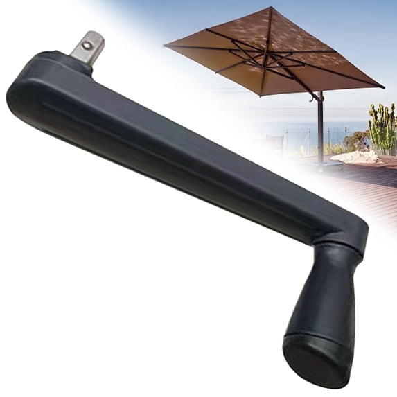 Patio Umbrella Crank Handle Replacement | Durable Plastic Outdoor Parasol Accessory | Universal Fit for Balcony, Terrace, Beach | Rust-Proof, Easy Install, 75.5g