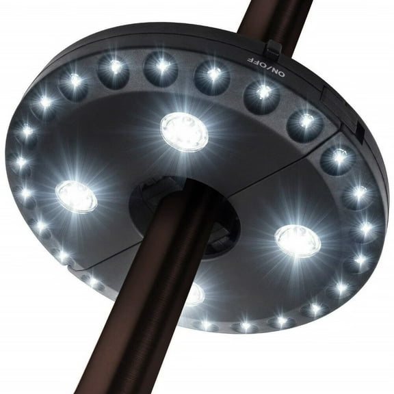 Patio Umbrella Light 3 Lighting Modes Cordless 28 LED Lights at 200 lux- 4 x AA Battery Operated for Patio Umbrellas,Camping Tents or Outdoor Use