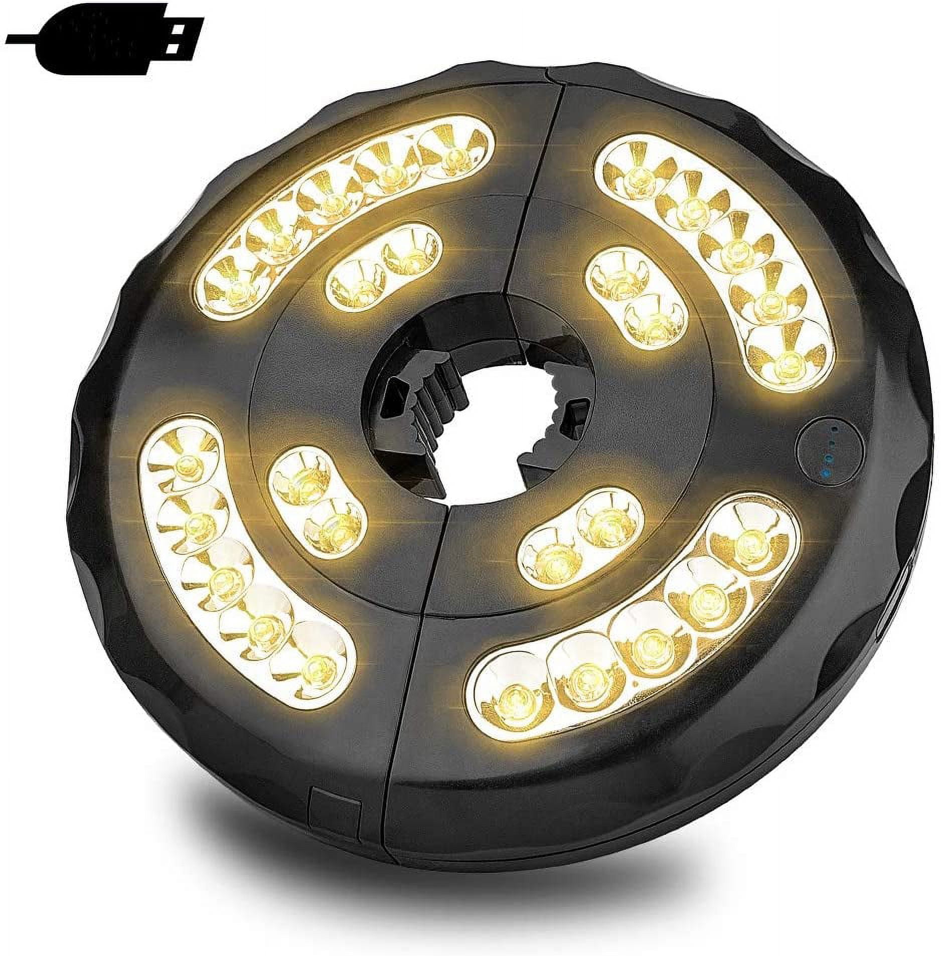 Patio Umbrella Lights, Rechargeable Patio Light 28 LED 3 Lighting Modes