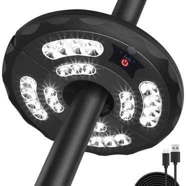 CJC Outdoor Hanging Patio 28 LED Umbrella Pole Lights, Battery Operated, 3 Brightness Modes, 2