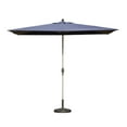 thumbnail image 1 of Patio Umbrella Rectangle, Navy Blue - Crank & Tilt - UV Protection - Outdoor Sun Shade for Table, Deck, Backyard - Aluminum Pole & Fade-Resistant Canopy Navy Blue, 1 of 9