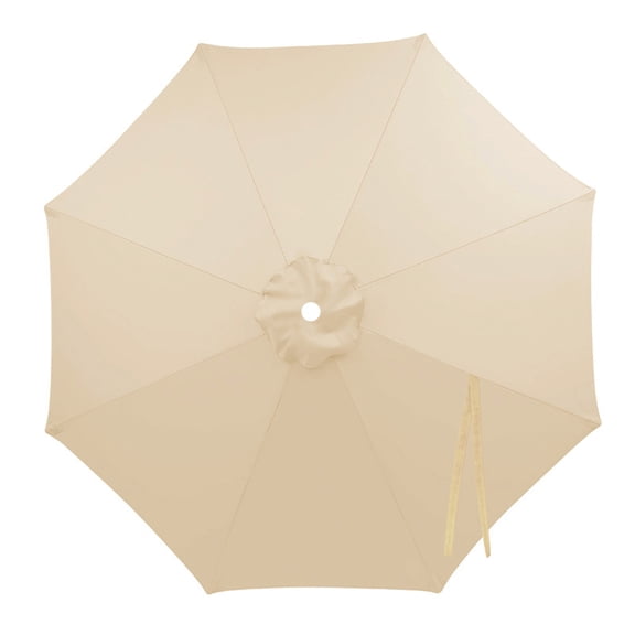 Patio Umbrella Replacement Canopy, 6.6ft-11ft Waterproof Fabric Cover for 6/8 Ribs, Cantilever Offset Umbrella Shade for Table Pool(Beige,6.6ft/6 Ribs)