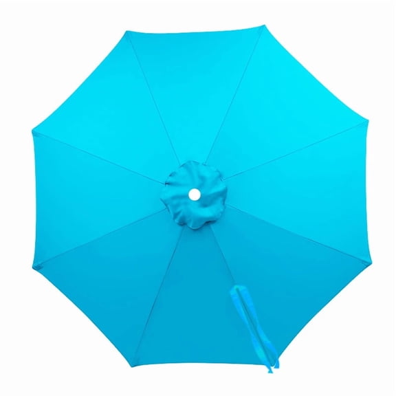 Patio Umbrella Replacement Canopy, 6.6ft-11ft Waterproof Fabric Cover for 6/8 Ribs, Cantilever Offset Umbrella Shade for Table Pool(Blue,7ft/8 Ribs)