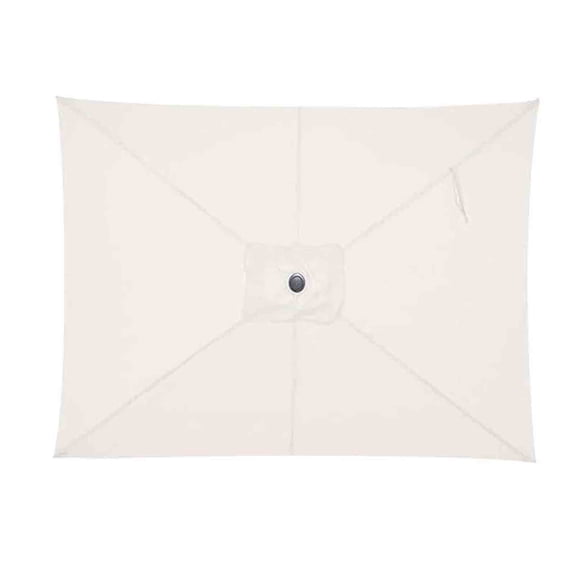 Patio Umbrella Replacement Canopy, 6 Ribs Rectangle Umbrella Replacement Covers Top, 118''x78.7'' Sun Umbrella Replacement Cloth, for Garden Beach Backyard Umbrella