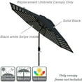 thumbnail image 1 of Patio Umbrella Replacement Canopy for 9ft 8 Ribs Sun Protection UPF 50+ Replacement Umbrella Canopy, 1 of 5