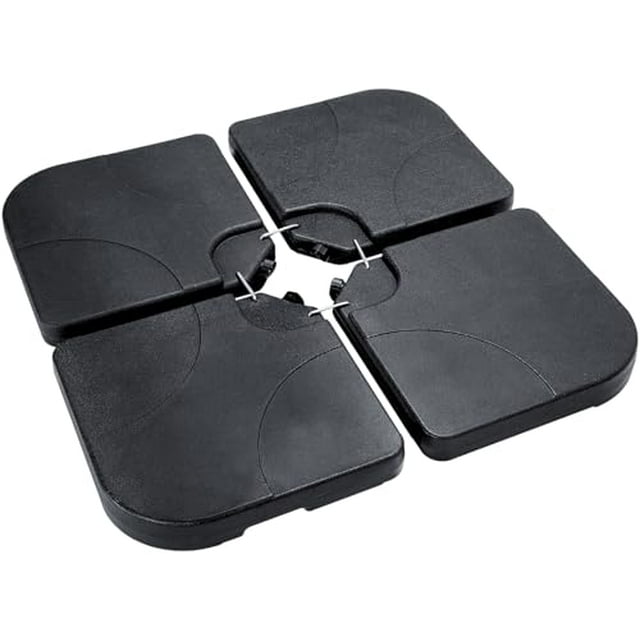 Patio Umbrella Stand Base 4Piece 265lbs Outdoor Offset Cantilever