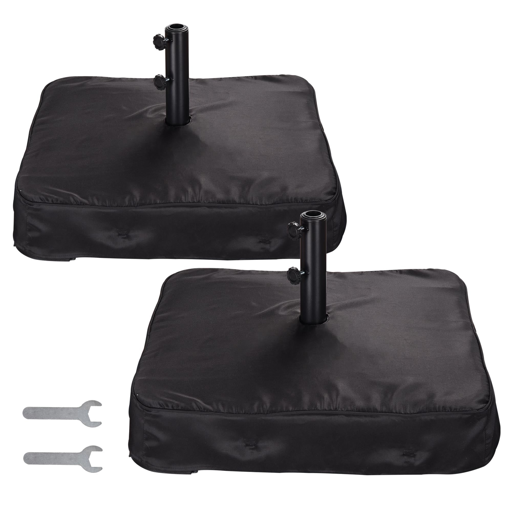 Patio Umbrella Stand Cross Base Parasol Holder Sand Bag Outdoor Beach 2