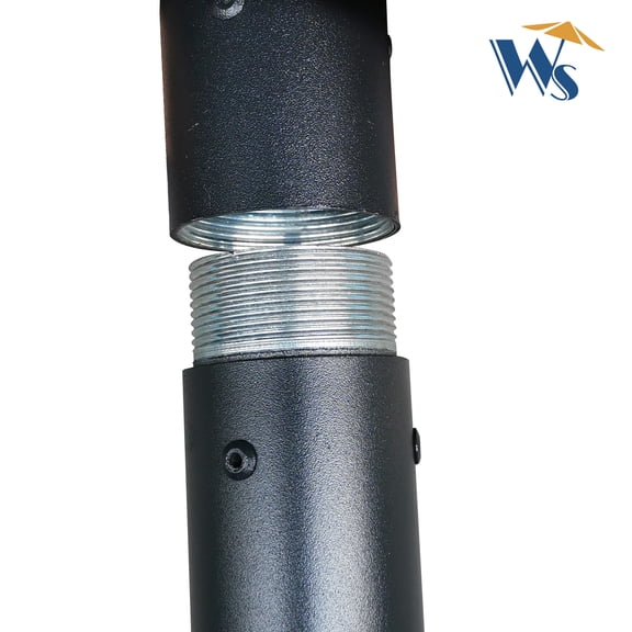 9ft 3-Tier Outdoor Patio Umbrella - Red Sun Shade with Crank Lift & Wind Vents, Tilt Function for Pool, Deck & Backyard