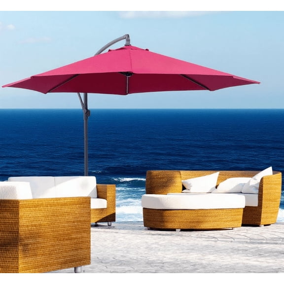 Patio Umbrellas Patio Offset Umbrella with Base Cantilever Patio Umbrellas,Market Umbrellas