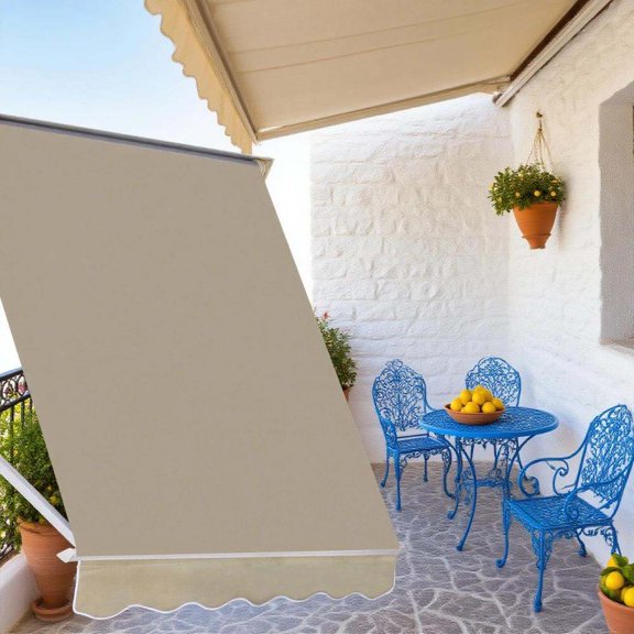 Patio Umbrellas Window Awning Arm Manual Retractable Window Awning Sun Shade Shelter for Patio Balcony Outdoor,Outdoor Umbrellas