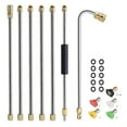 thumbnail image 1 of Patio and Garden savings, yelldesk 4000 PSI Retractable High Pressure Wand Set Of 7 For Gutters Roof Drains And Wall Cleaning, 1 of 9