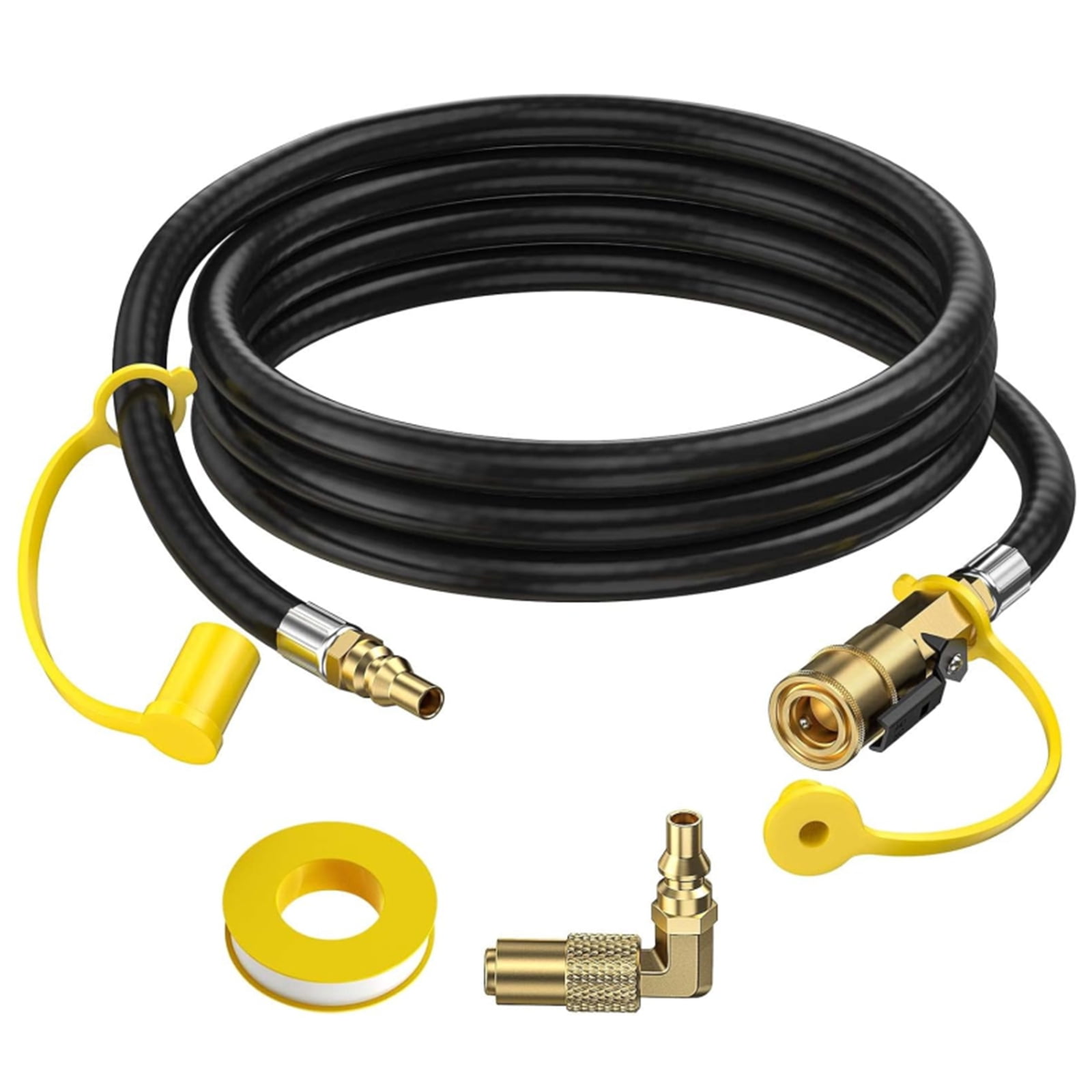 PatioGem 7 FT Quick Connect Propane Hose for RV to Grill, Propane Hose