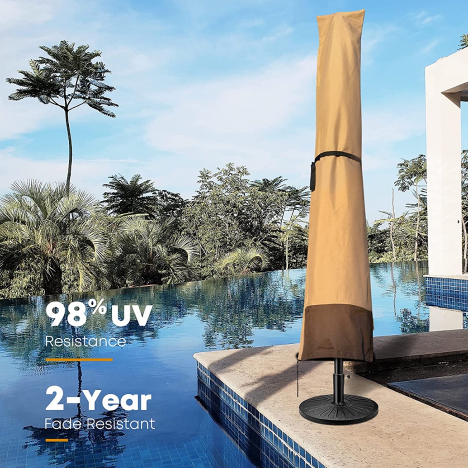 PatioGem Waterproof Patio Outdoor Umbrella Protective Canopy Cover Bag