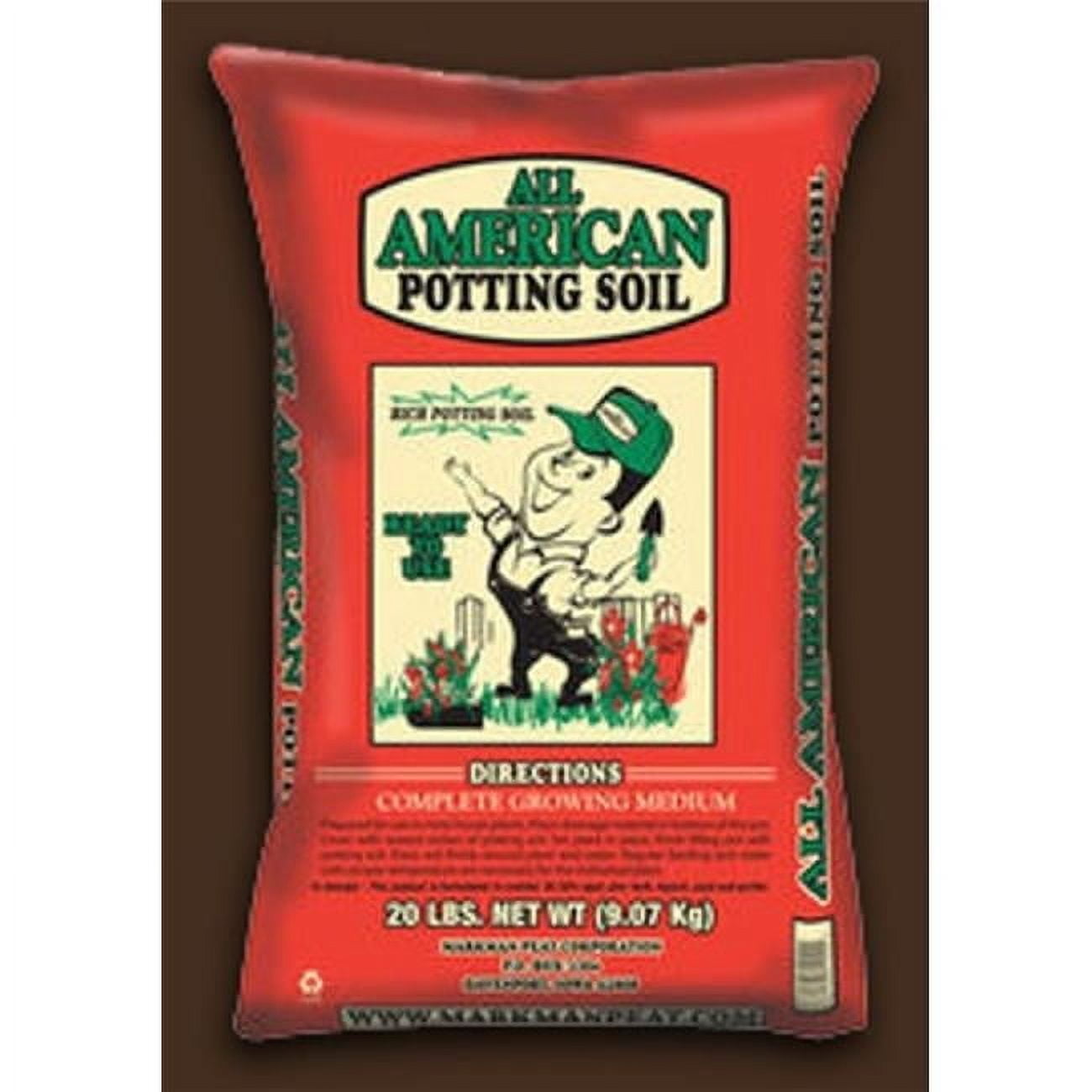 PatioPlus All American Potting Soil for Indoor and Outdoor Use, 20 lbs