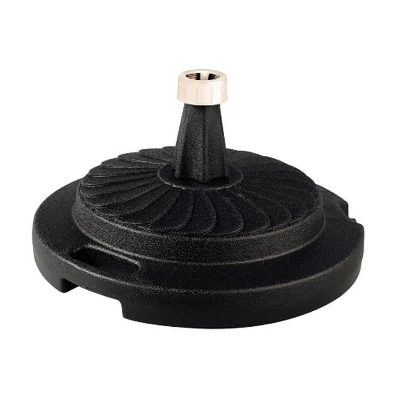 PatioPlus Concepts Black Rust Proof Patio Umbrella Stand, 95 lb