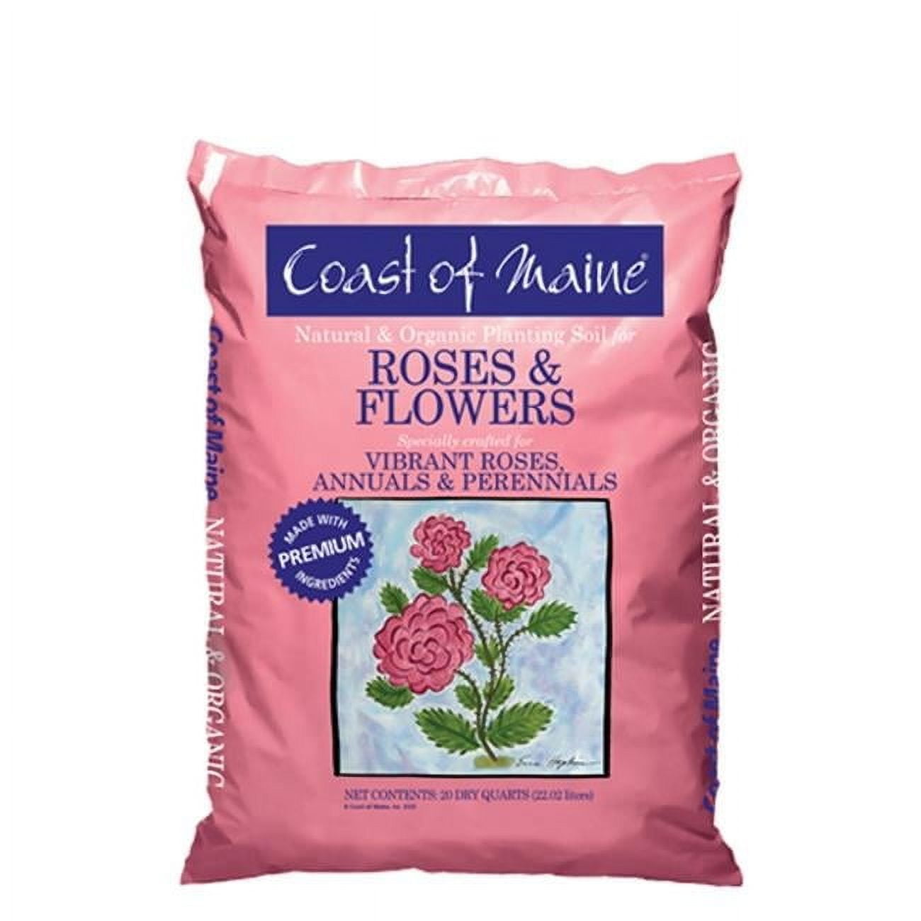 PatioPlus Natural Organic Rose & Flower Plant Soil, 20 qt