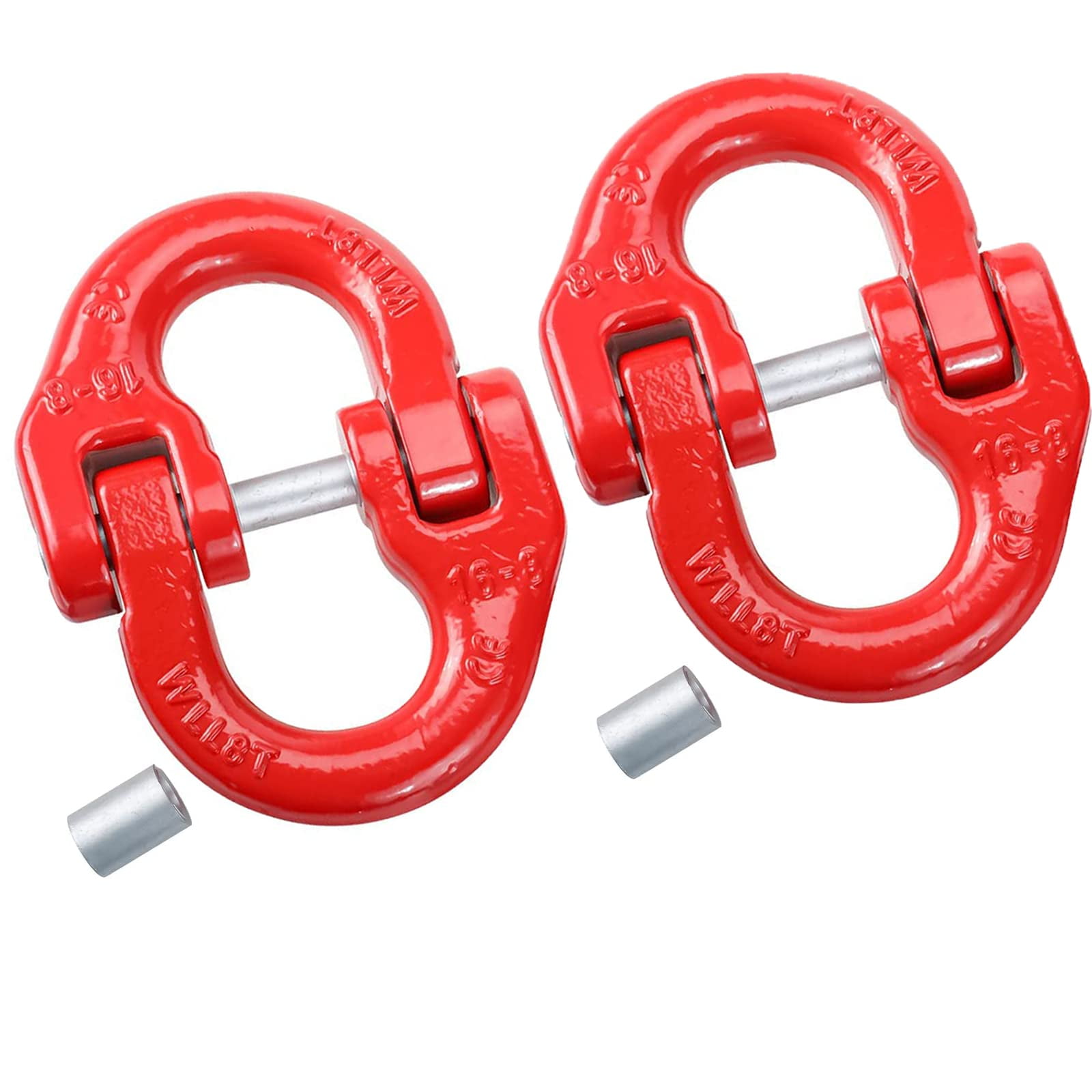 Patioer 2 Pack 3/4" Grade 80 Alloy Steel Hammerlock Coupling Link Connecting Link, 8 Tons