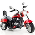 thumbnail image 1 of Patiojoy Kids Motorcycle 6V Battery Powered 3-Wheel Electric Motorcycle for Kids Red, 1 of 10