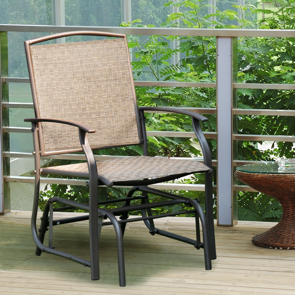 Glider patio top chair walmart