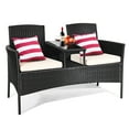 thumbnail image 1 of Patiojoy Outdoor Rattan Furniture Wicker Patio Conversation Chair, 1 of 5