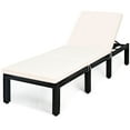 thumbnail image 1 of Patiojoy Patio Rattan Lounge Chair Cushioned Chaise Height Adjustable, 1 of 5