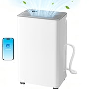 Dehumidifier 35 Pint with WiFi Smart Control, Portable Quiet Dehumidifier for Home, Basement and Bedroom, Real-time Humidity Display, 24H Timer, Child Lock, Auto Defrost and Continuous Drainage