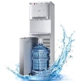 thumbnail image 1 of Nepsam Bottom Loading Water Cooler Dispenser - Hot, Cold & Room Temperature Water, 3 Spout Vertical Water Dispenser for 5 Gallon Bottles, Stainless Steel Design for Home & Office, 1 of 7