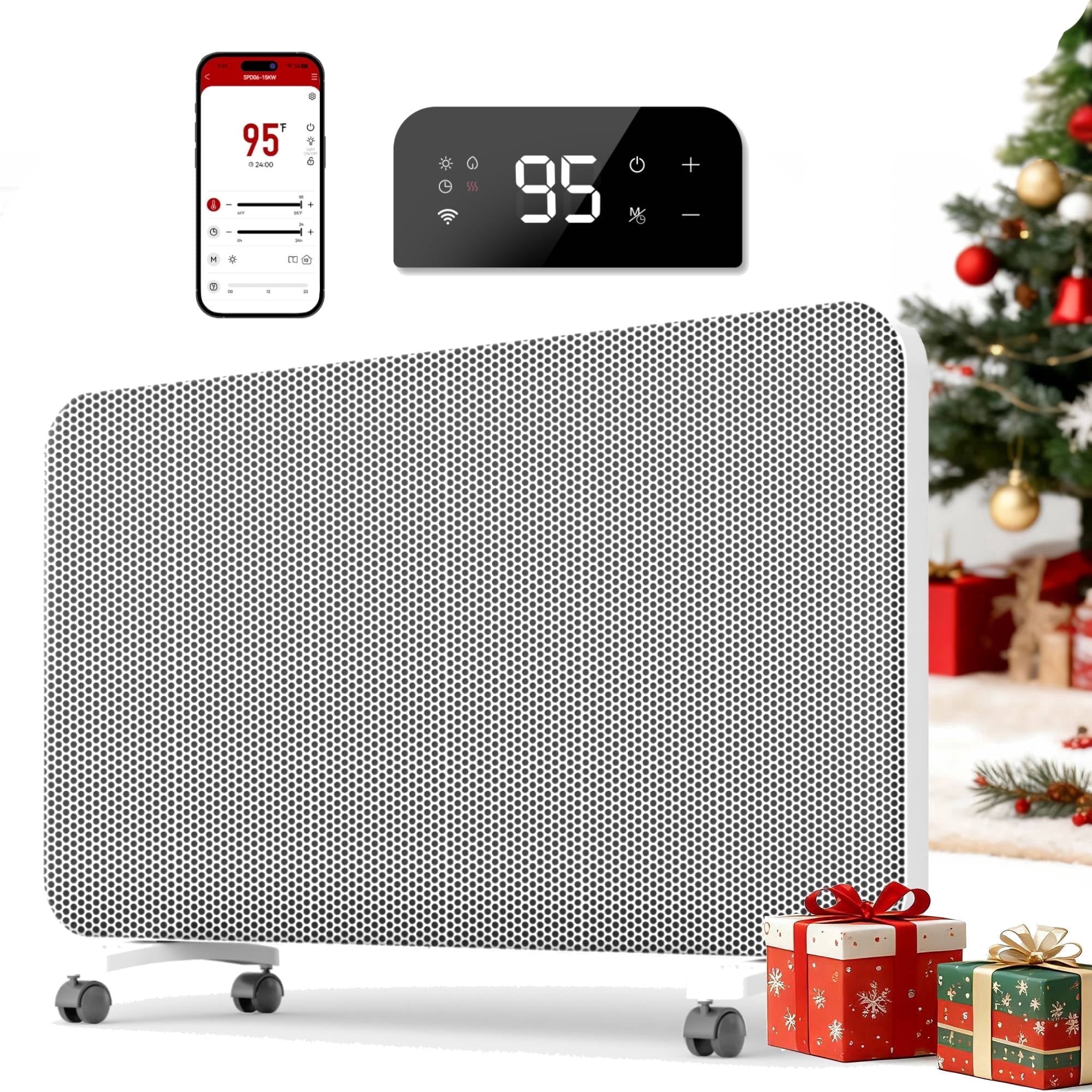 UrbanSync 32-inch 10s Heating Convection Panel Space Heater for