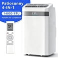thumbnail image 1 of Patiosunny Portable Air Conditioner 14000 BTU (10000 BTU DOE), Standing AC Unit with DIY Window Kit, 1 of 7