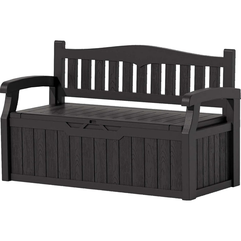 Patiowell 70 Gallon Outdoor Storage Bench, with Deck Box