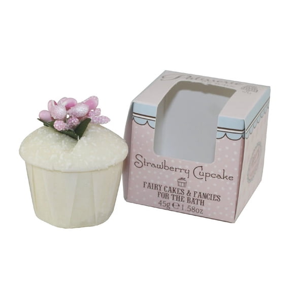 Patisserie De Bain Fairy Cakes & Fancies For The Bath 1.58 Oz / 45g Strawberry Cupcake for Women by Rose & Co