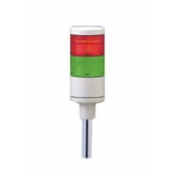 Patlite Red/Green Pole Mount Continuous Indicator Light Signal Tower LES-202A-RG