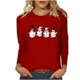 thumbnail image 1 of Patlollav Halloween Womens Casual Round Neck Long Sleeve Winter Tops/Shirts, 1 of 6