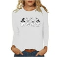 thumbnail image 1 of Patlollav 2024 Halloween Womens Casual Round Neck Long Sleeve Winter Tops/Shirts, 1 of 6
