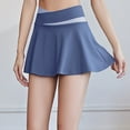 thumbnail image 1 of Patlollav 2024 Womens Skirt,Women'S Summer Pleated Tennis Skirts Athletic Stretchy Short Yoga Fake Two Piece Short Skirt, 1 of 5