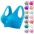 thumbnail image 1 of Patlollav Bras for Women, Women Seamless Sports Bra Wirefree Yoga Bra with Removable Pads, 1 of 5