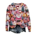 thumbnail image 1 of Patlollav Christmas Tops for Women,Ladies Tops Under $5 Long Sleeve Loose Fitting Sweater Gift, 1 of 6