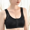 thumbnail image 1 of Patlollav Bras for Women Plus Padded Underwear Front Buckle Breathable Running Vest Bra, 1 of 5