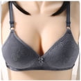 thumbnail image 1 of Patlollav Bras for Women Plus Size Wire Free Comfortable Push Up Hollow Out Bra Underwear, 1 of 6
