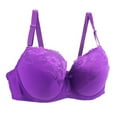 thumbnail image 1 of Patlollav Bras for Women, Womens Sexy Seamless Push Up Lace Sports Bra Comfortable Breathable Base Tops Underwear, 1 of 2