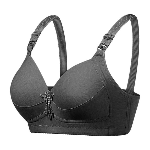 Patlollav Bras for Womens Wire Free Underwear Onepiece Bra Everyday Underwear Bras