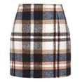 thumbnail image 1 of Patlollav Womens Casual Check Print High Waist Tight Pencil Skirt, 1 of 5
