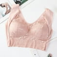 thumbnail image 1 of Patlollav Womens Plus Size Bras Seamless Lace Sports Bra Push Up Wireless Bra Ladies Underwear, 1 of 6