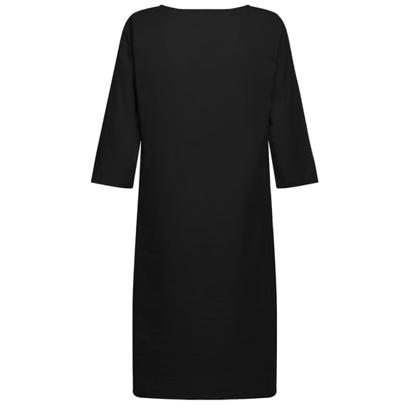 Patlollav Dresses for Women Casual Sexy Round Neck Print Summer 1/2 Sleeve Dress